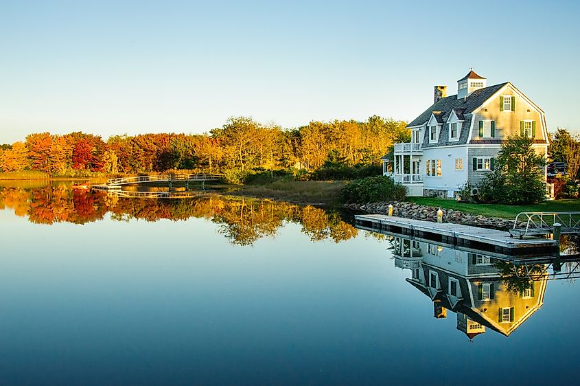 House on the Bay near Kennebunkport, Maine