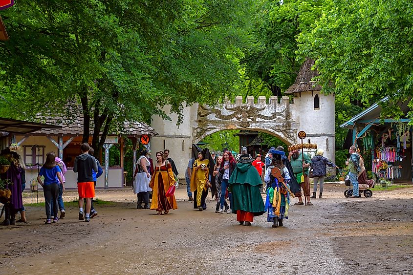 Scarborough Renaissance Festival celebrations in Waxahachie