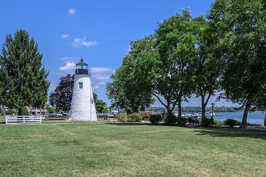 Concord Point Lighthouse in Havre de Grace, Maryland