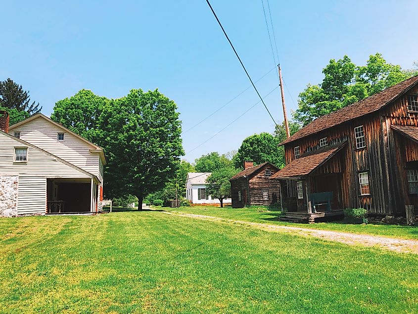 Millbrook Village, part of the Delaware Water Gap National Recreation Area,