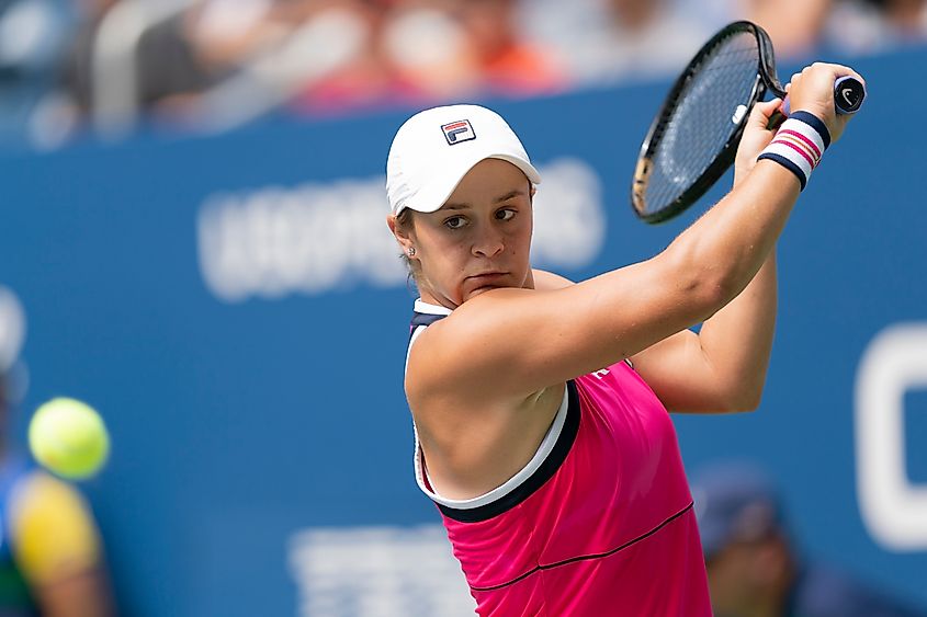 Ashleigh Barty (Australia) in action. Editorial credit: lev radin / Shutterstock.com