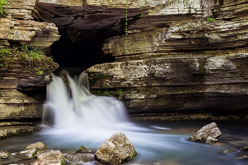 Blanchard Springs Waterfall