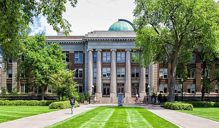 Tate Laboratory on the campus of the University of Minnesota on the campus of the University of Minnesota, the 6th largest university in the USA.