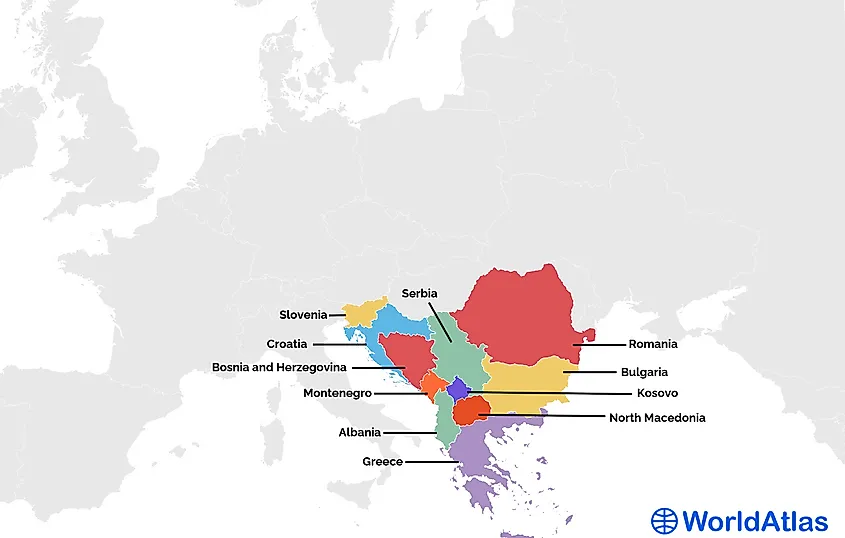 A List of Countries That Make up the Balkan Peninsula