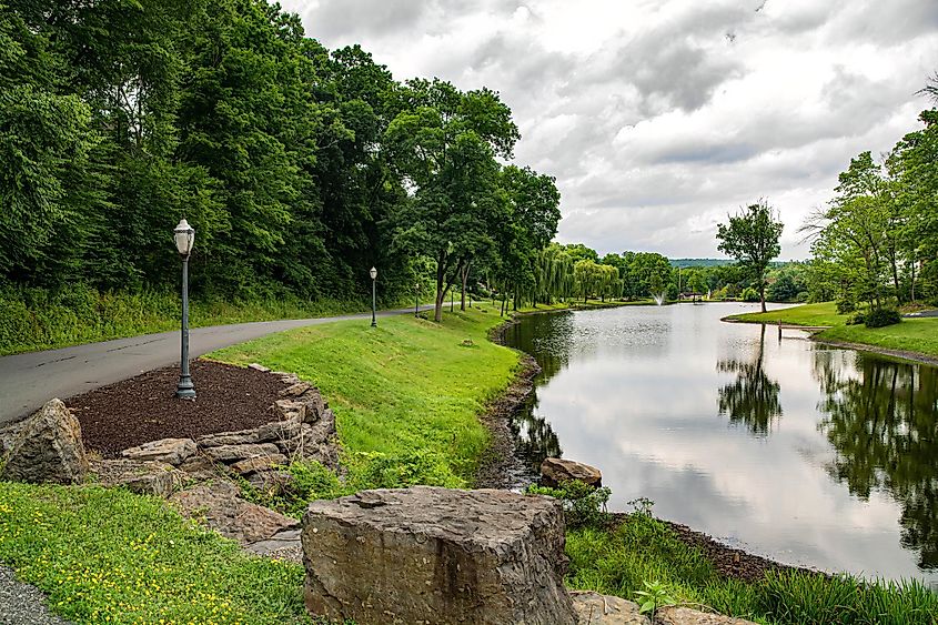 Twin Lake Estates in East Stroudsburg, Pennsylvania, USA.