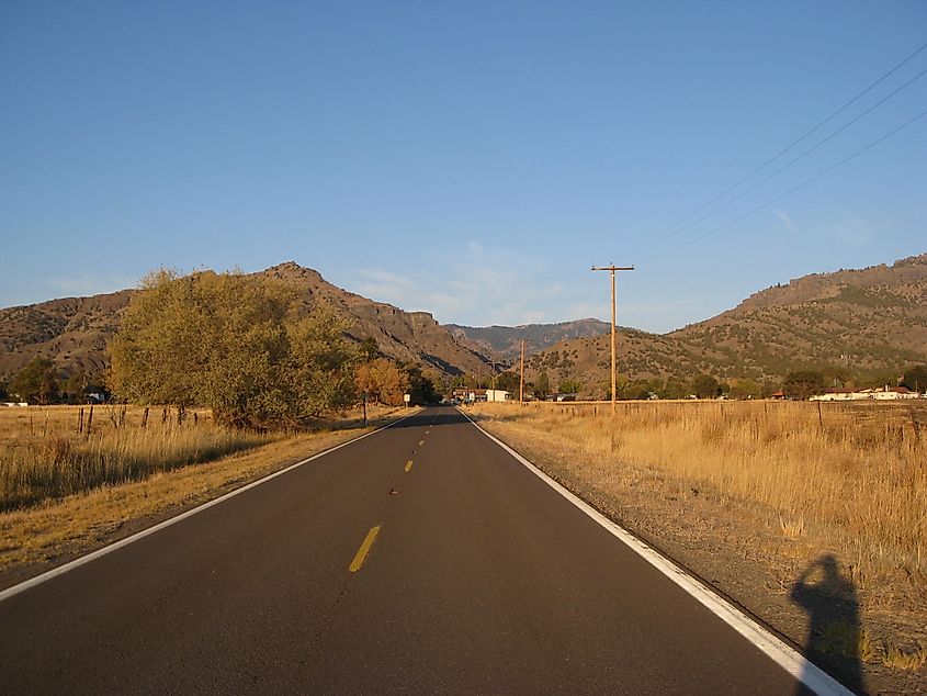 Streetview in Cedarville, California