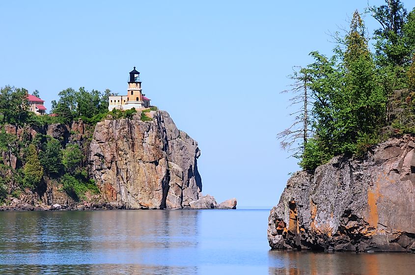 Split Rock Lighthouse at Two Harbors, Minnesota.