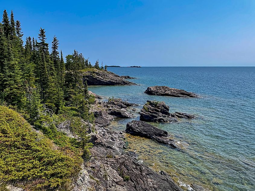 Shoreline at Isle Royale National Park