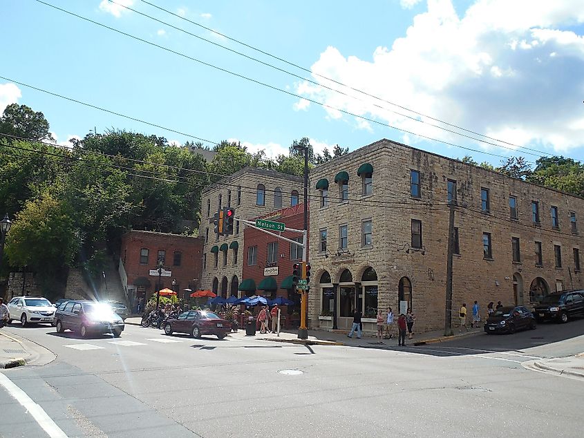 Nelson Street in Stillwater, Minnesota.
