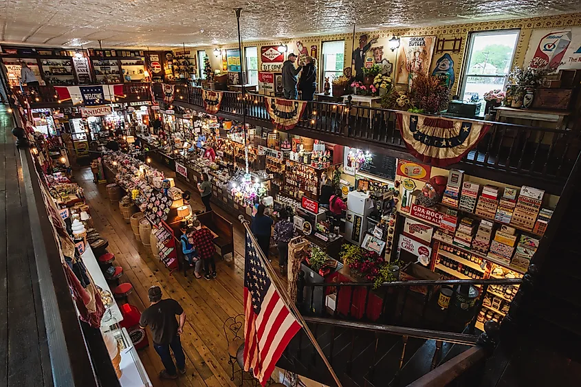 Old Village Mercantile in Caledonia, Missouri.