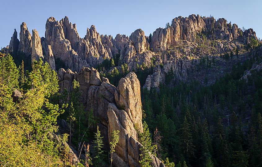 Rugged overlook in the Black Hills of South Dakota