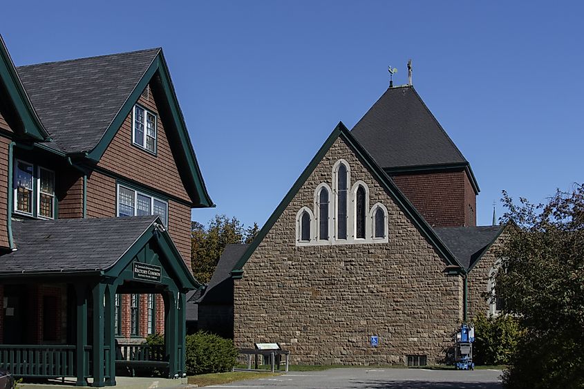 The St. Saviour's Episcopal Church in Bar Harbor, Maine