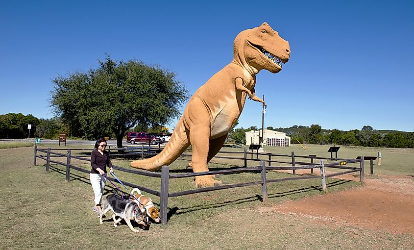 Dinosaur Valley State Park in Glen Rose, Texas.