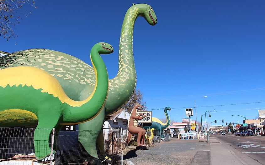 Dinosaur Gift Shop in Holbrook, Arizona.