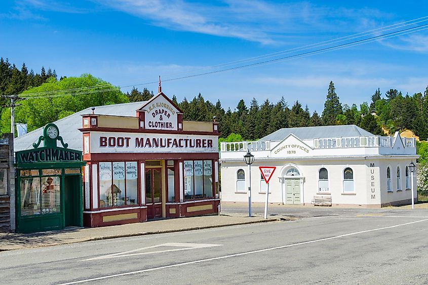 Naseby, New Zealand; Colonial architecture