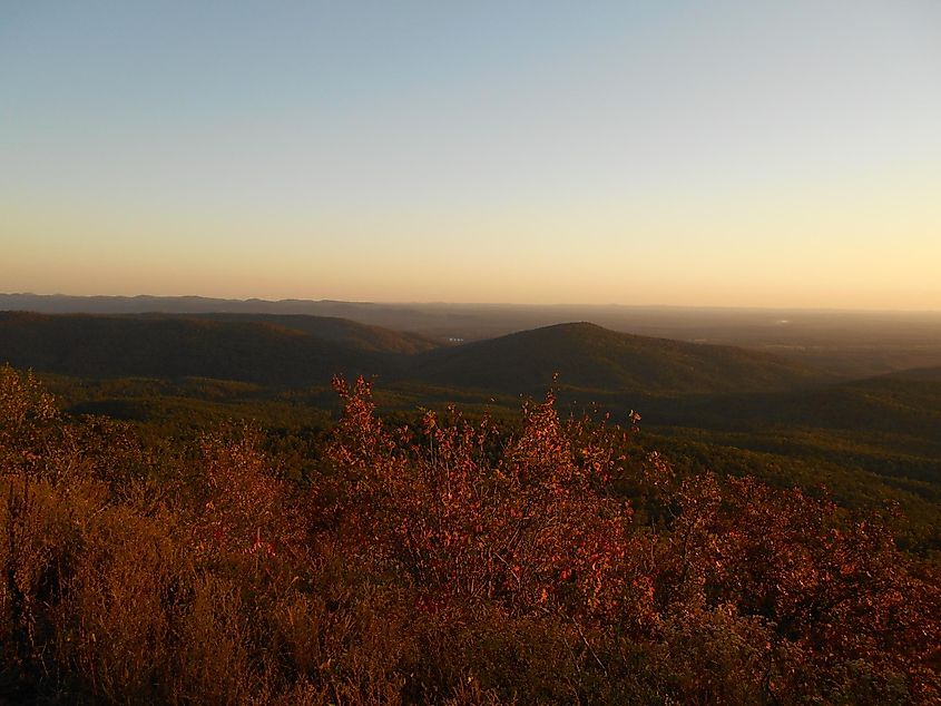 Queen Wilhelmina State Park in late autumn.