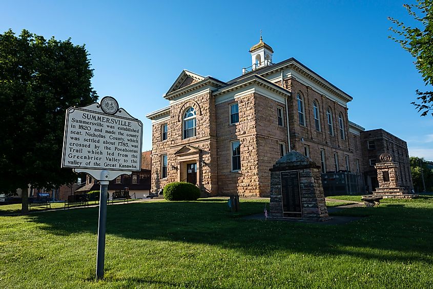 Nicholas County Courthouse in Summersville, West Virginia