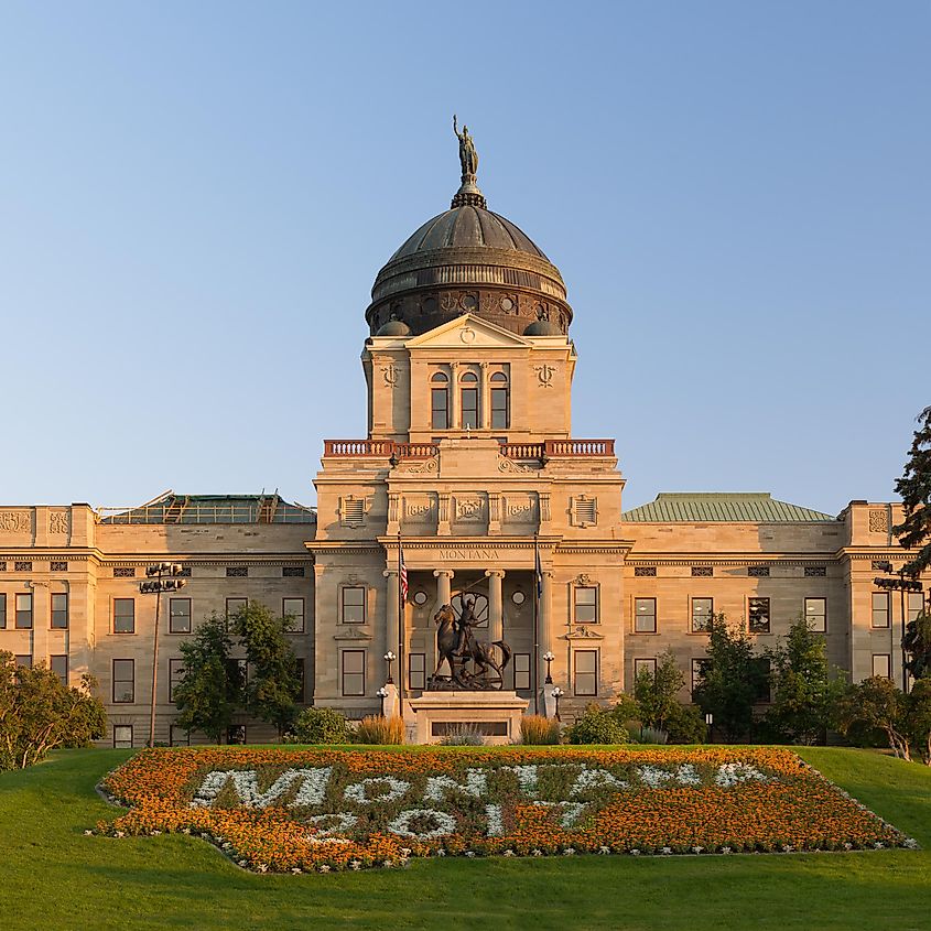 Montana State Capitol in Helena, Montana. Editorial credit: Nagel Photography / Shutterstock.com