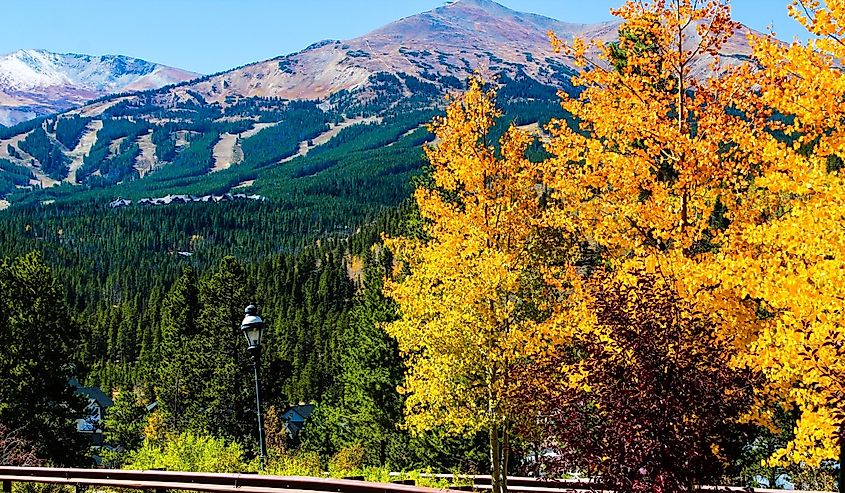 Fall in Summit County Colorado, near Breckenridge, Colorado.