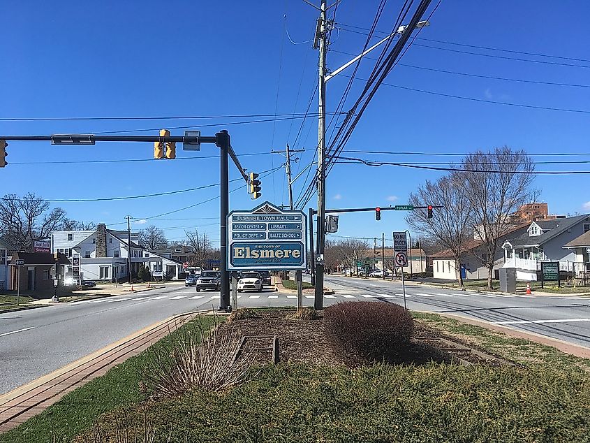 Poplar Avenue in Elsmere, Delaware.