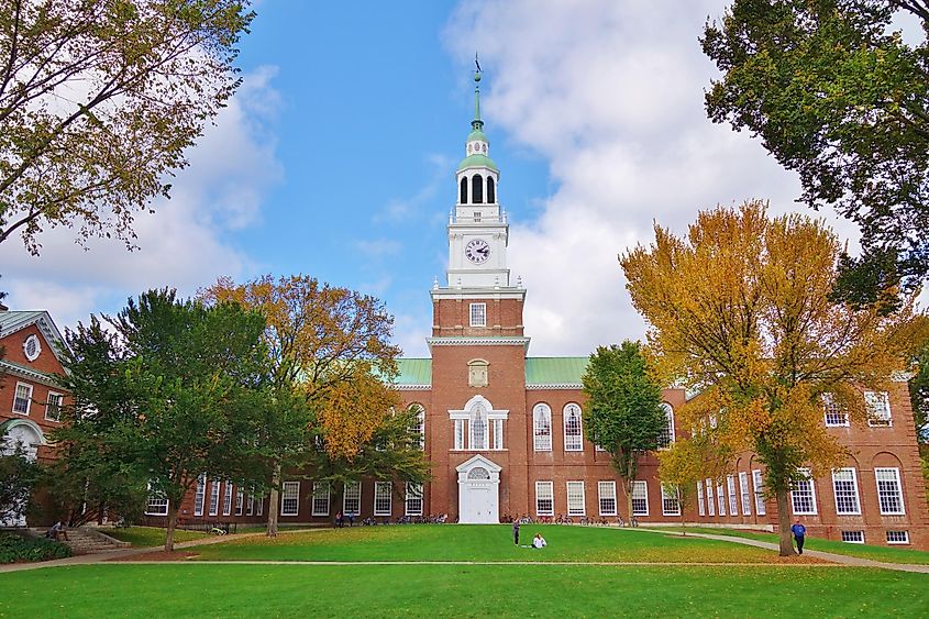 Dartmouth College in Hanover, New Hampshire