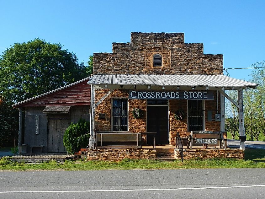 R. M. Jones General Store located in Jones Crossroads, Georgia.