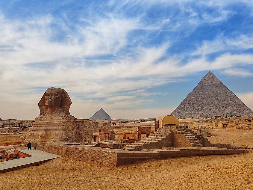 The Giza Pyramid Complex in Egypt