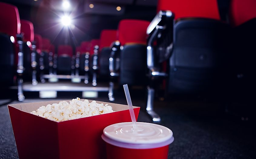 The Kinepolis Madrid cinema complex, a megaplex in Spain.
