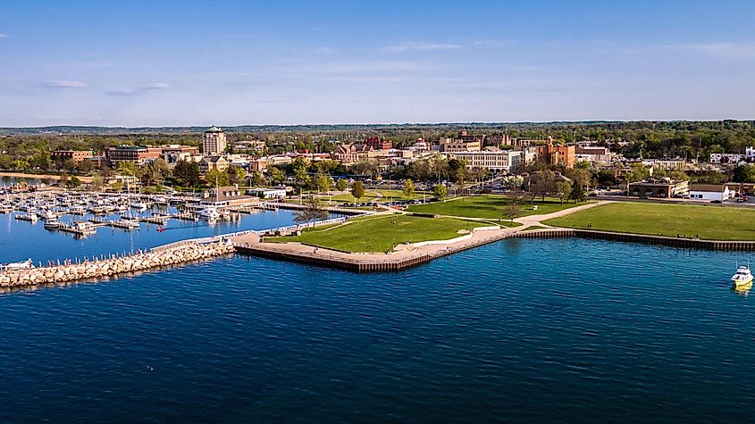 Marina in Traverse City, Michigan