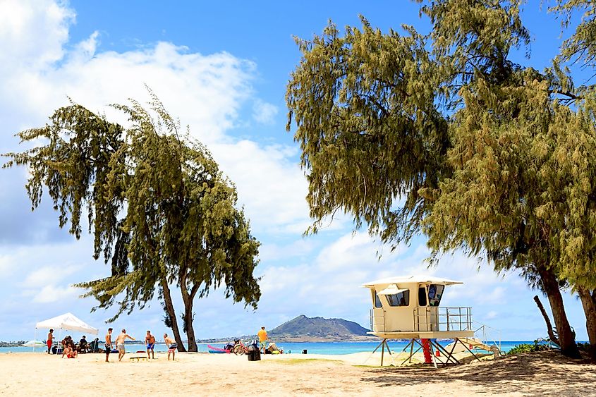 Kailua Beach Park, Kailua, Hawaii