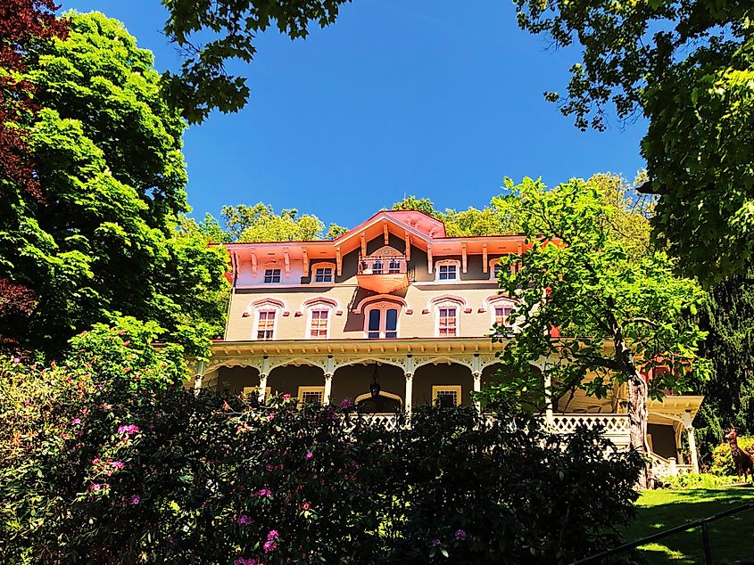 The Asa Packer Mansion Museum in Jim Thorpe, Pennsylvaina.
