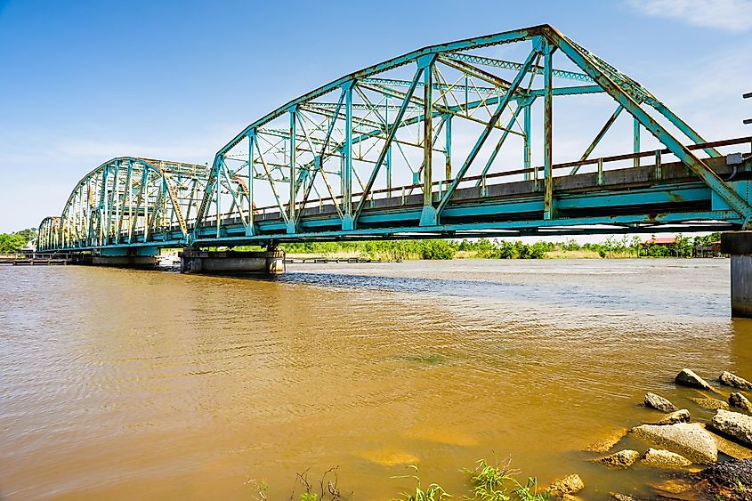 Bridge over Pearl River in Louisiana.