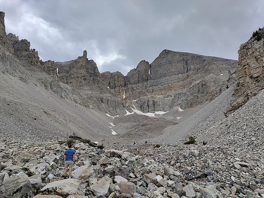The Wheeler Peak at the Great Basin National Park, Nevada.
