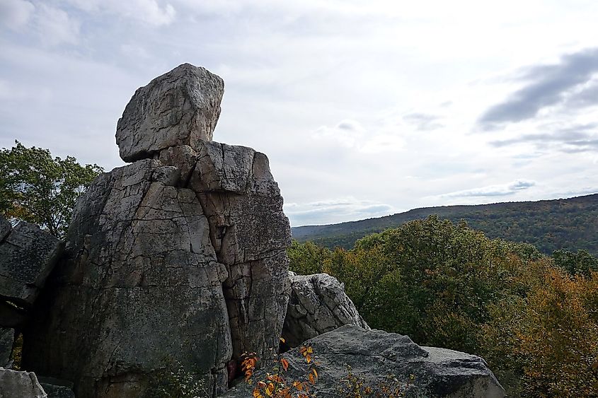 Chimney Rock in Catoctin Mountain Park.