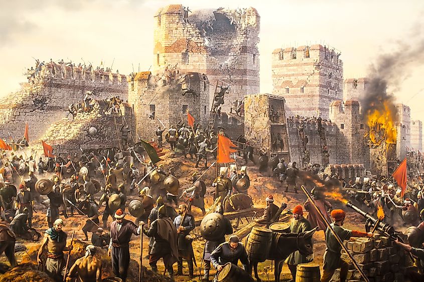 Fall of Constantinople in 1453