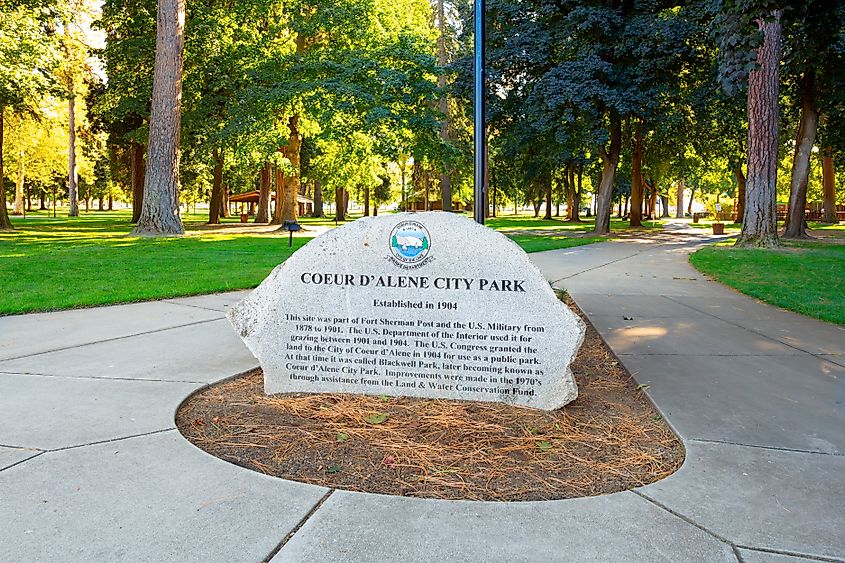 downtown Coeur d'Alene, Idaho