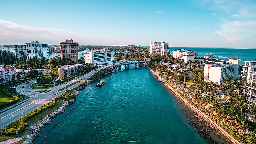A view of Boca Raton, Florida