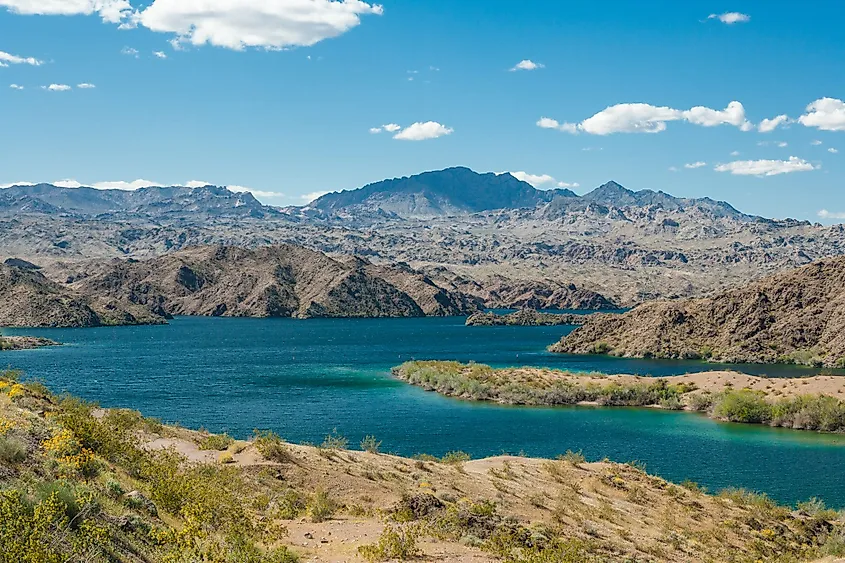 Lake Mohave at Lake Mead National Recreation Area near Bullhead City, Arizona.