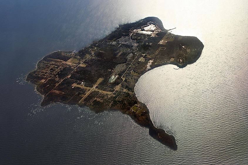 Aerial view of Kelleys Island