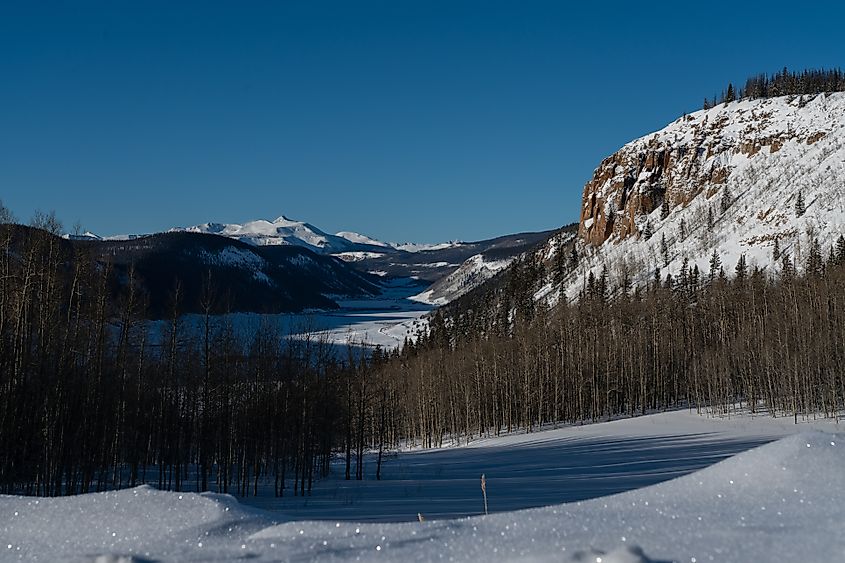 From along the road on Slumgullion Pass, near Lake City, Colorado