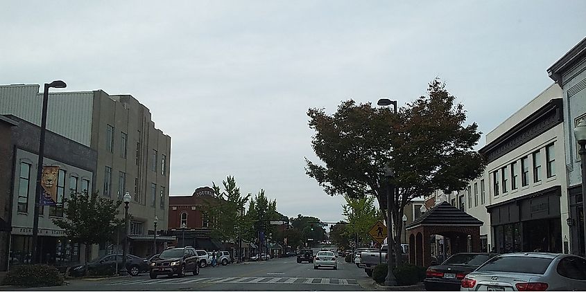 Downtown Florence Historic District, in Florence, Alabama, United States.