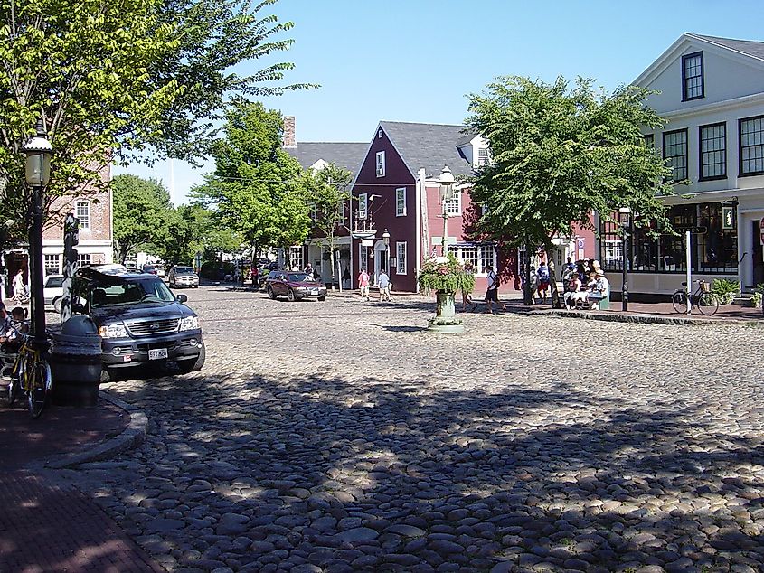 Main Street in Nantucket.