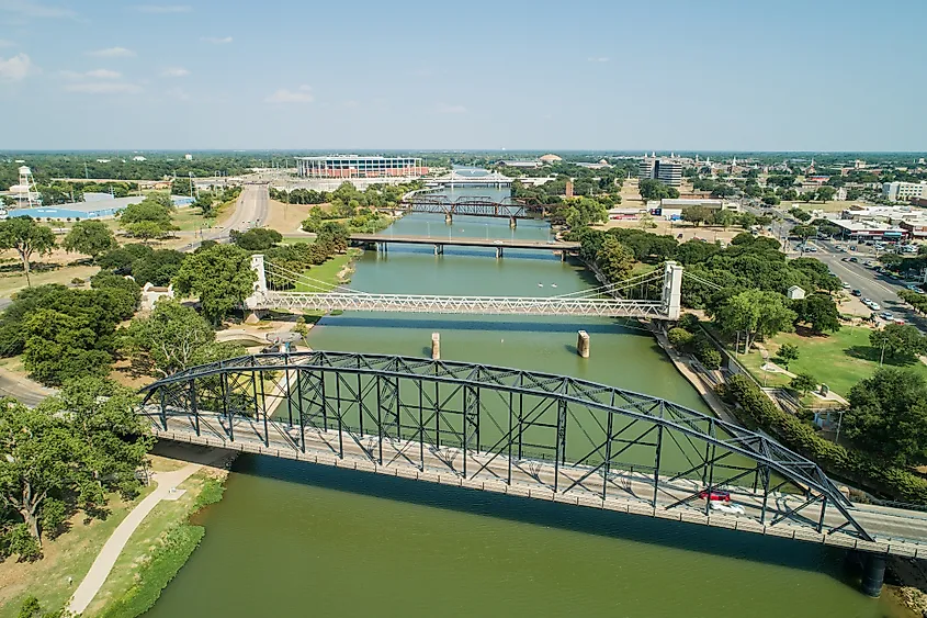 The Brazos River in Texas