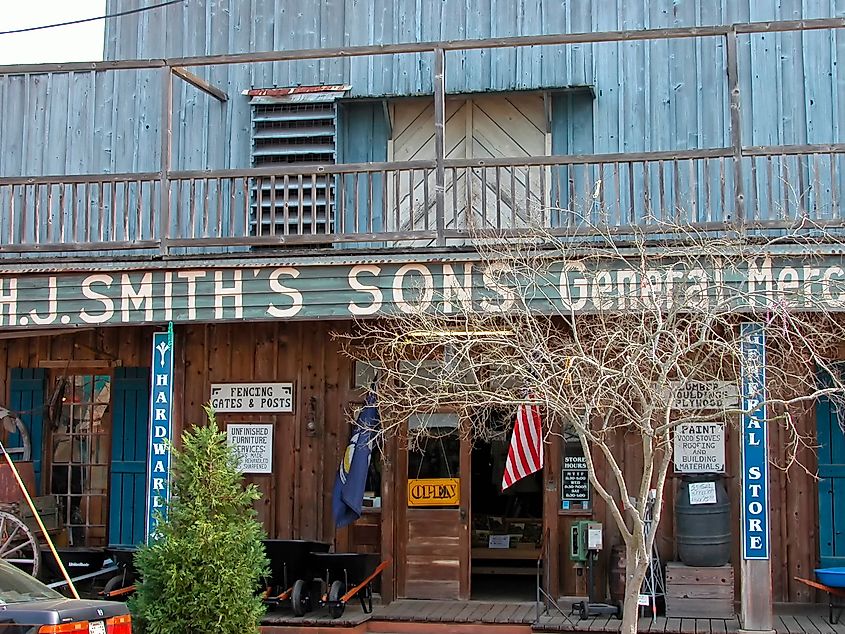 H. J. Smith and Sons General Store and Museum in Covington, Louisiana.