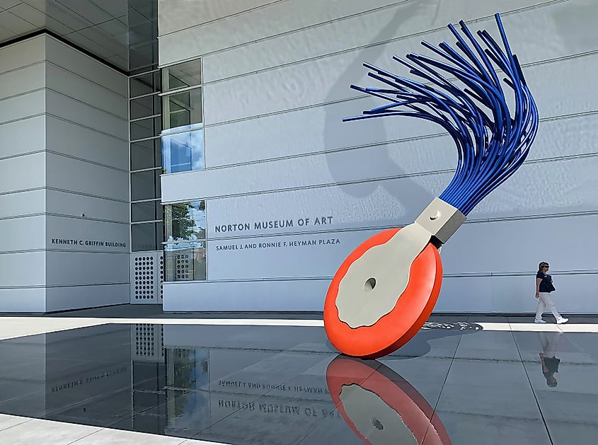 Norton Museum of Art entrance