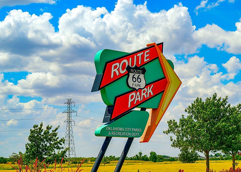 Route 66 Park in Oklahoma City, Oklahoma