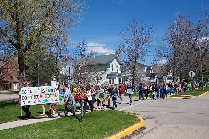Morris March for Science in Morris, Minnesota
