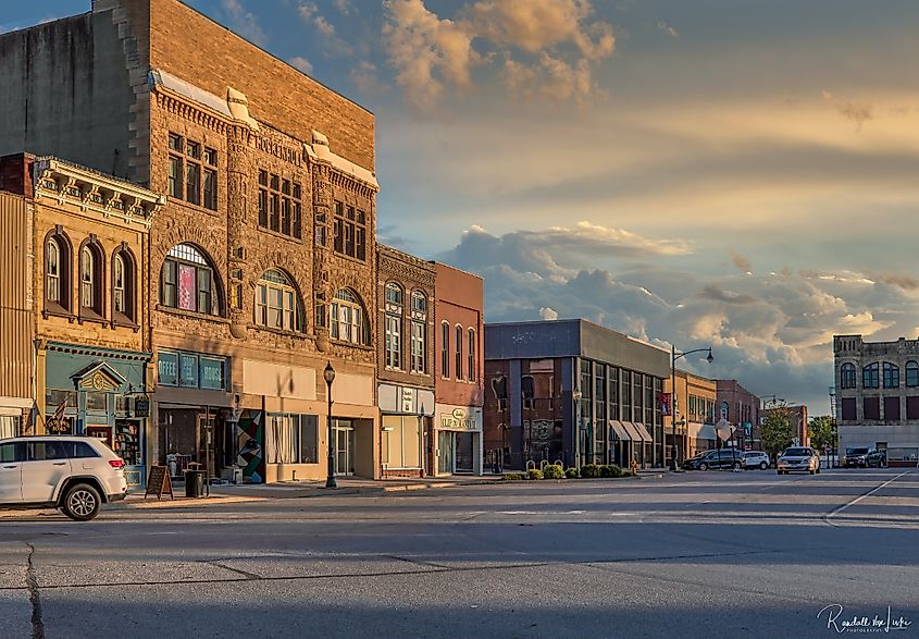 Downtown Jacksonville, Illinois.