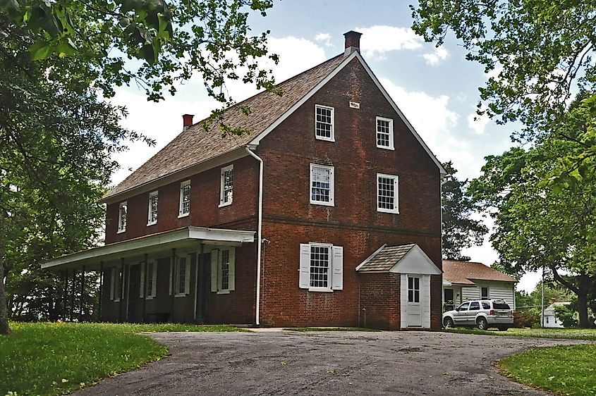The Friends Meeting House in Mullica Hill, New Jersey.
