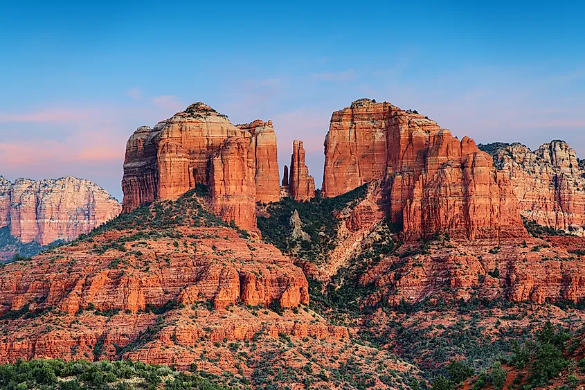 Red Rock State Park near Sedona, Arizona, at dusk